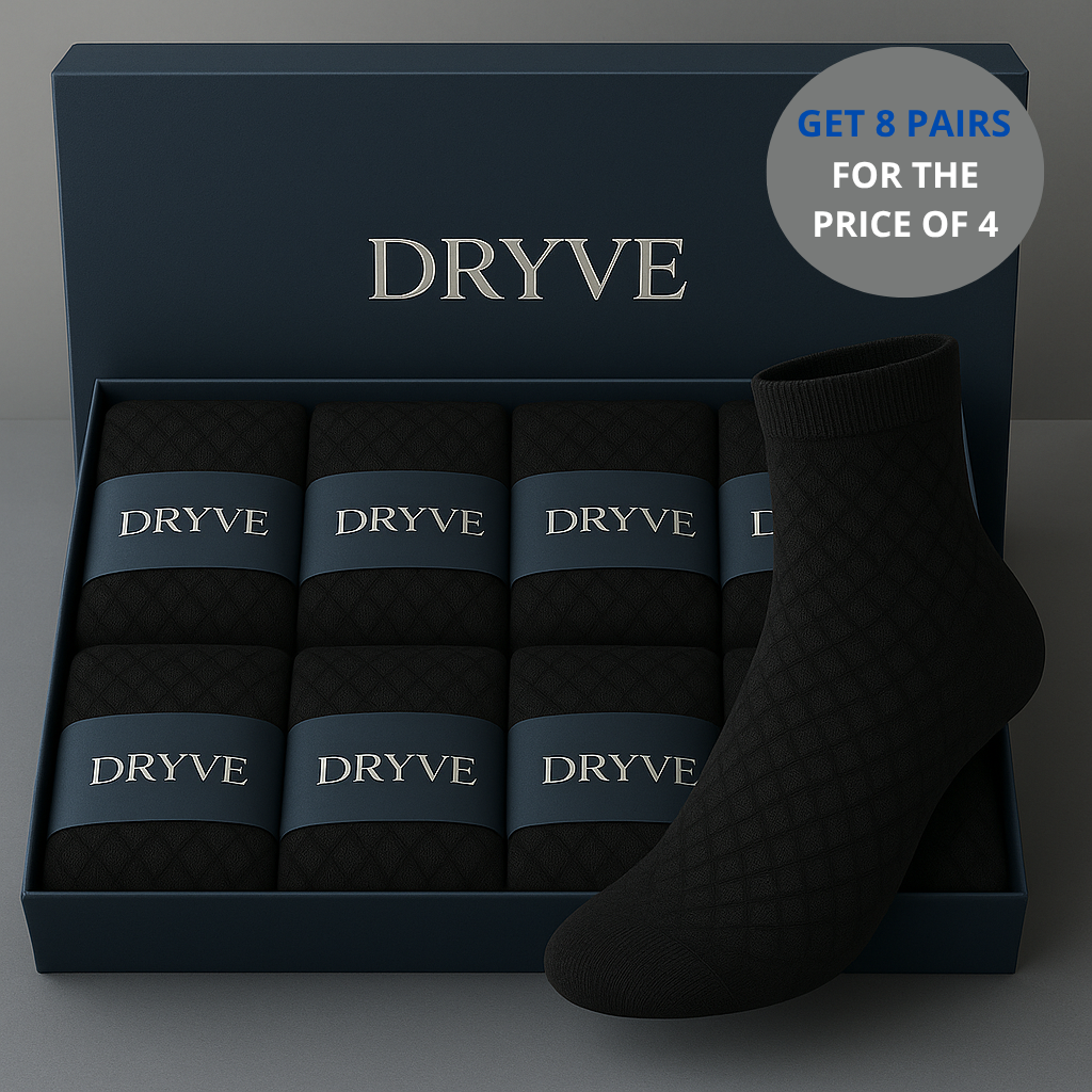 DRYVE PREMIUM BAMBOO SOCKS – HEALTHY FEET & ODOR-FREE