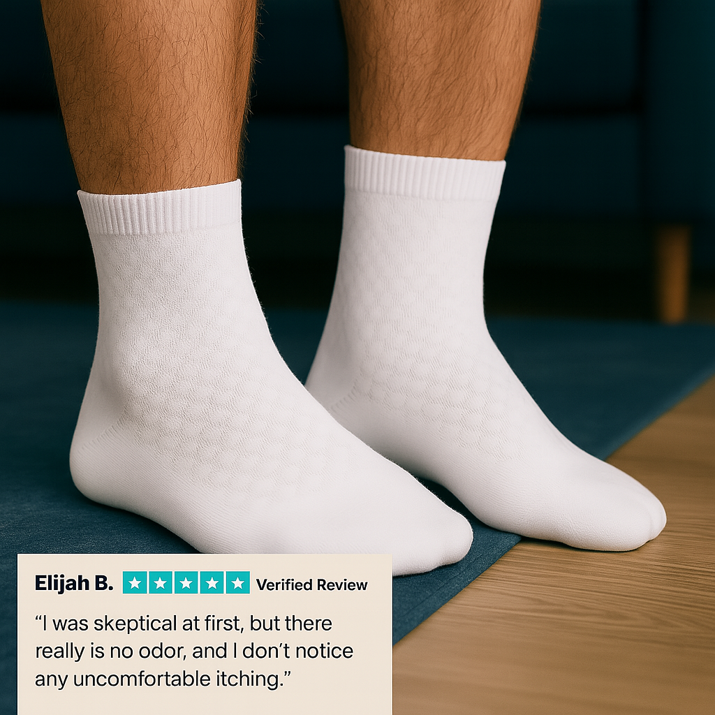 DRYVE PREMIUM BAMBOO MID-CUT SOCKS – HEALTHY FEET & ODOR-FREE
